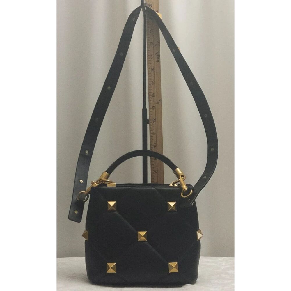 Tiffany & Fred Paris Deep black Leather Bag | 7"x8"x4" - Picture 7 of 9